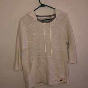 Quarter sleeve hoodie